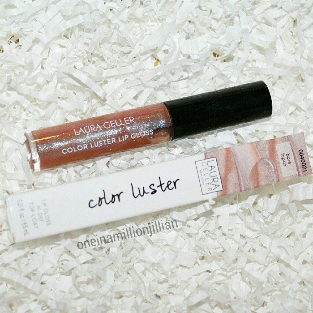 Laura Geller Color Luster Lip Gloss - Bare Topaz - Picture 2 of 6